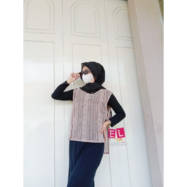 VEST TALI BRUKAT || ROMPI TALI BRUKAT || VEST LACE TALI BROKAT