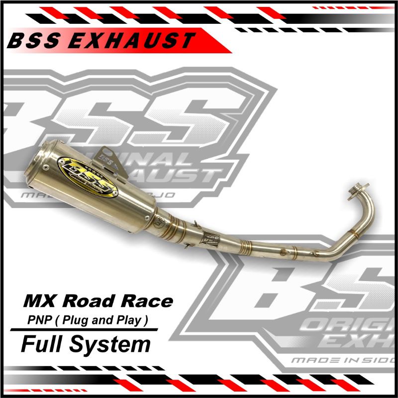 Knalpot BSS MX Road Race Original BSS
