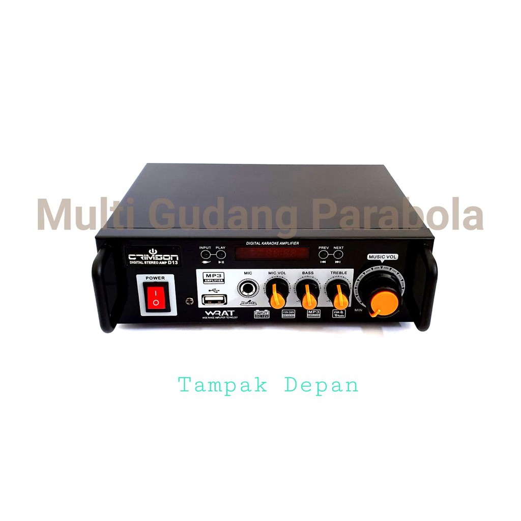 Amplifier Mini Power Crimson D 13 AC DC Murah Meriah