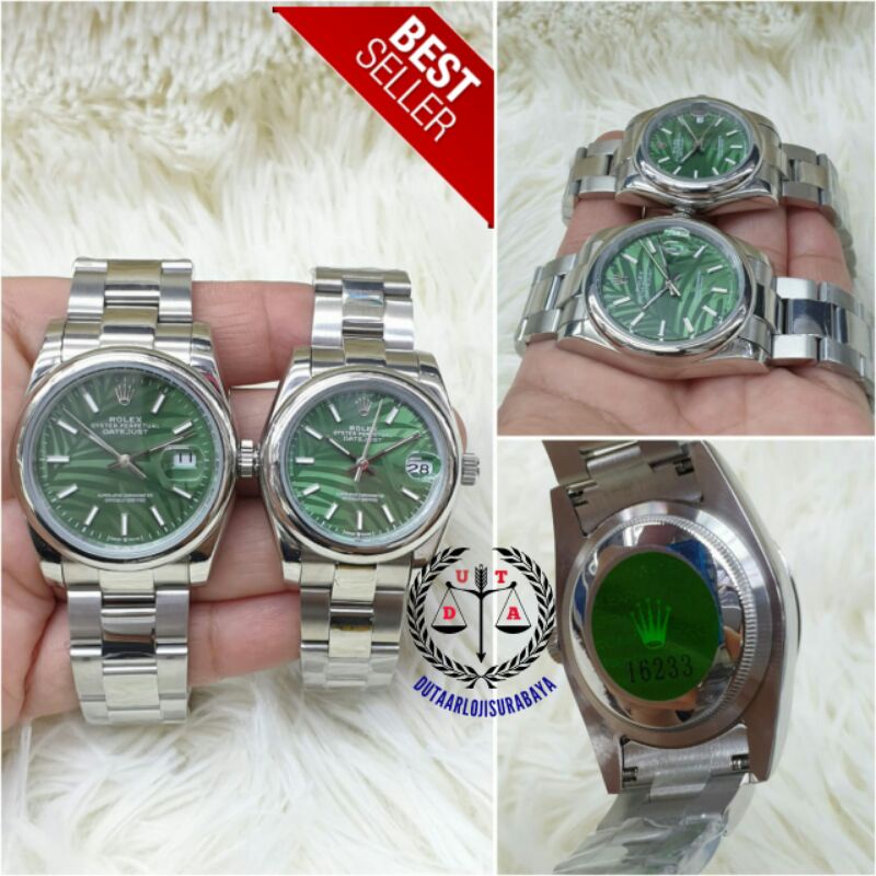 JAM TANGAN COUPLE ROLEX AUTOMATIC KUALITAS ORIGINAL