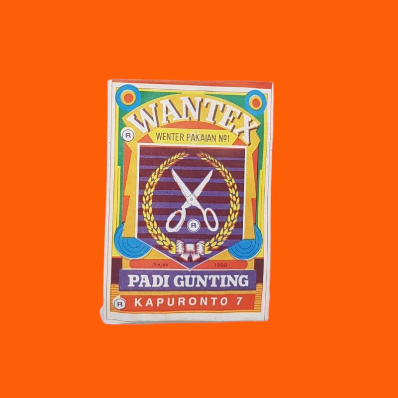 

WANTEX KAPURONTO Wenter Padi Gunting Pewarna Kain Pakaian Orange Textil Permanen Jeans Silk Cotton Prakarya Kerajinan Craft Crafting Art Seni Kesenian Kertakes Homestuff Peralatan Perlengkapan Warna Warni Paint Painting Air Pewarna Colour Color Malang