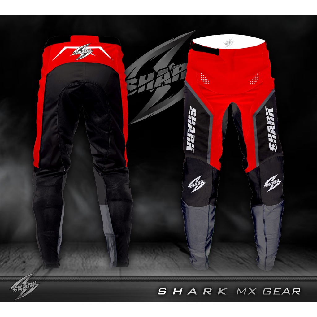CELANA PANTS MX TRAIL MOTOCROSS MTB SHARK MX GEAR
