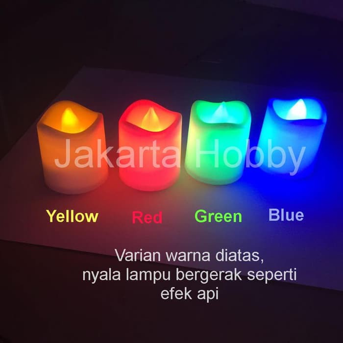 Lilin Elektrik Lilin Electric Candle portable LED Lampu hias Lampu Natal