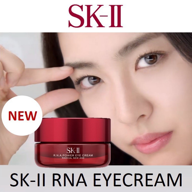 DIJAMIN ORI SK II / SKII / SK-II / SK 2 / SK2 / SK II RNA Power Eye Cream Radical New Age  2.5gram