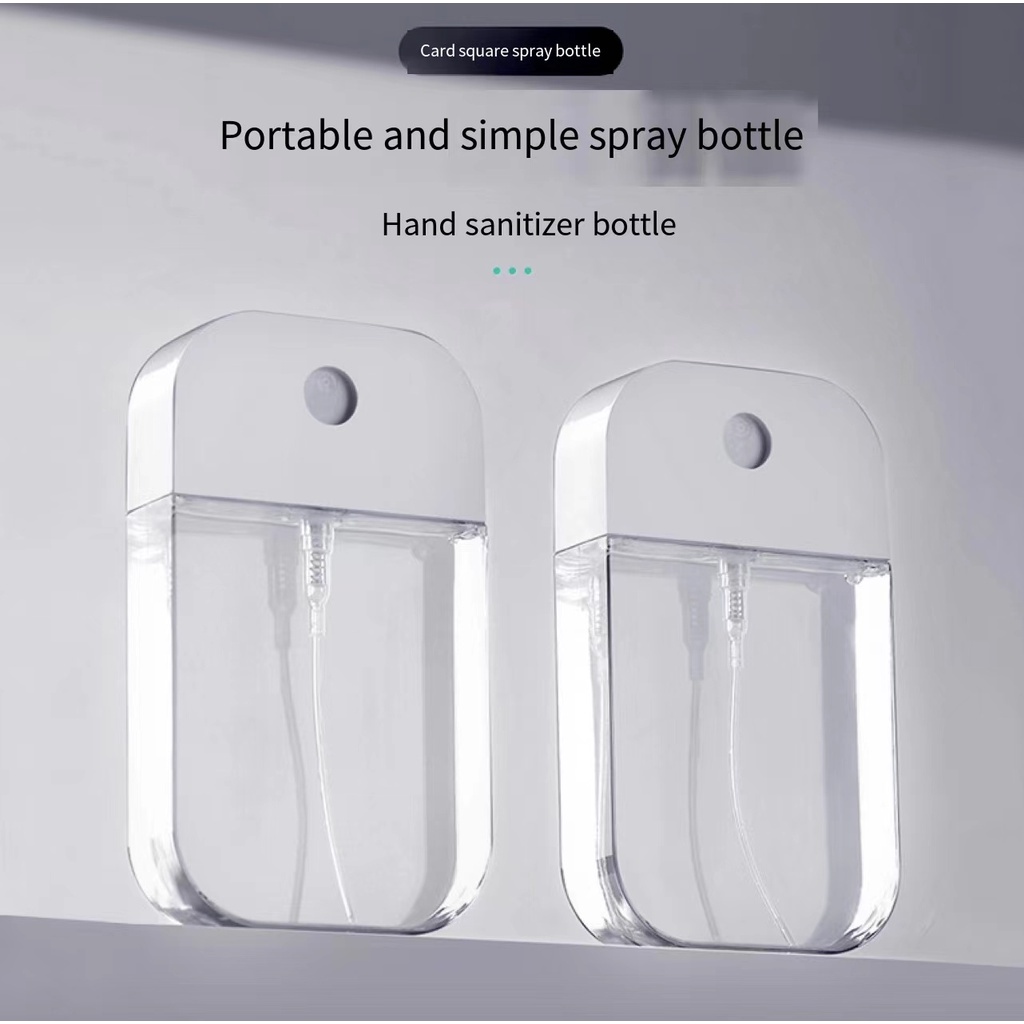 Portable Spray Bottle Pocket Botol Parfum Refill Perfume Body Cologne Face Mist Botol Semprot Kotak 50ml