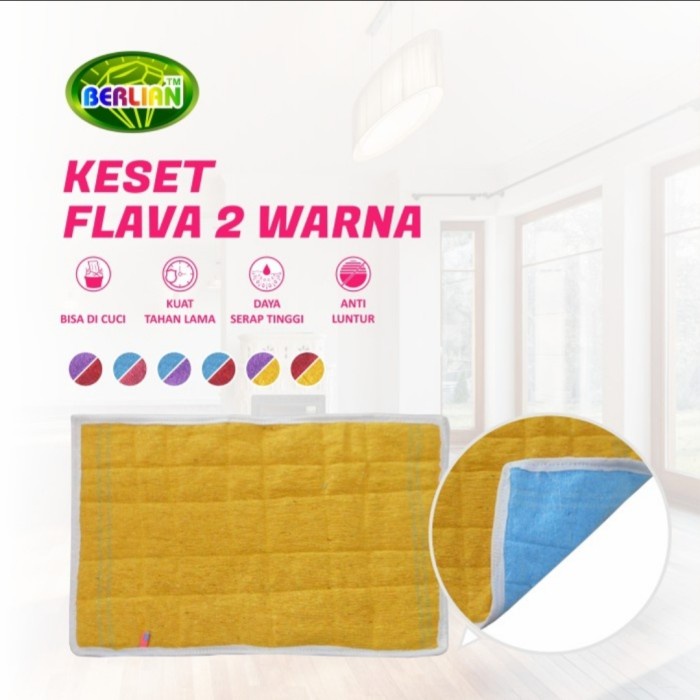 Keset Flava 2 Warna Keset Lantai Berlian