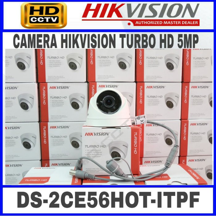 PAKET CCTV HIKVISION 5MP 3 KAMERA HDD 500GB TANPA KABEL SIAP PASANG