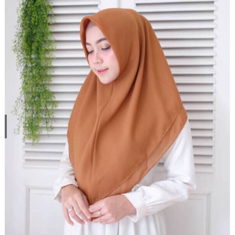 HIJAB INSTANT ( SEGI TIGA DUA LAYER )