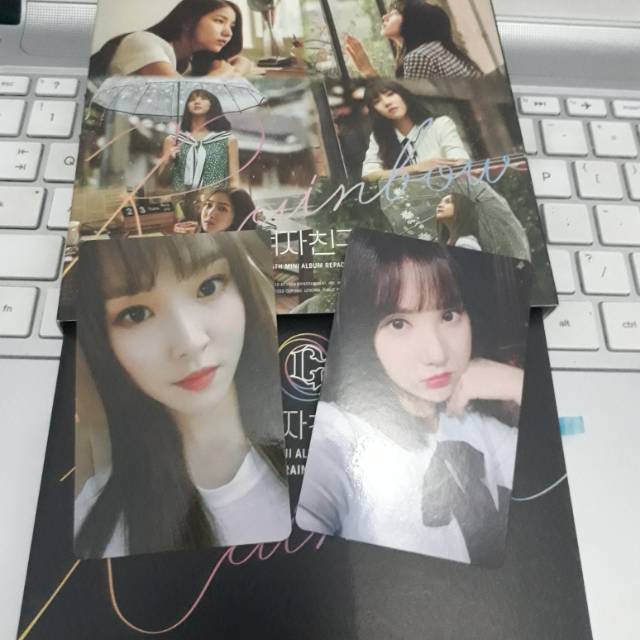 Photo card Gfriend Rainbow Official