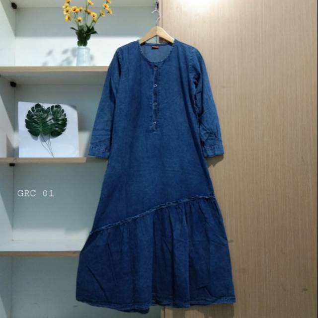 Gamis jeans gamis jins gamis denim