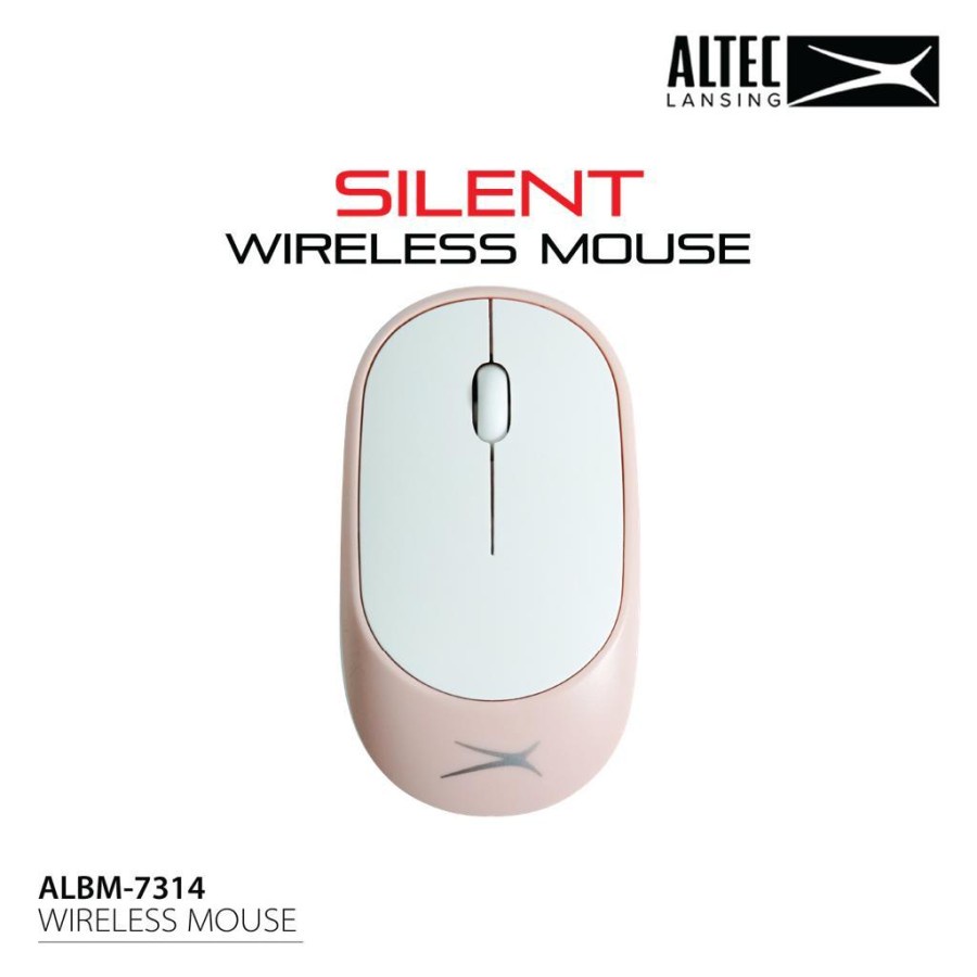 Mouse Wireless Altec Lansing ALBM-7314 Silent Peach | Altec ALBM7314