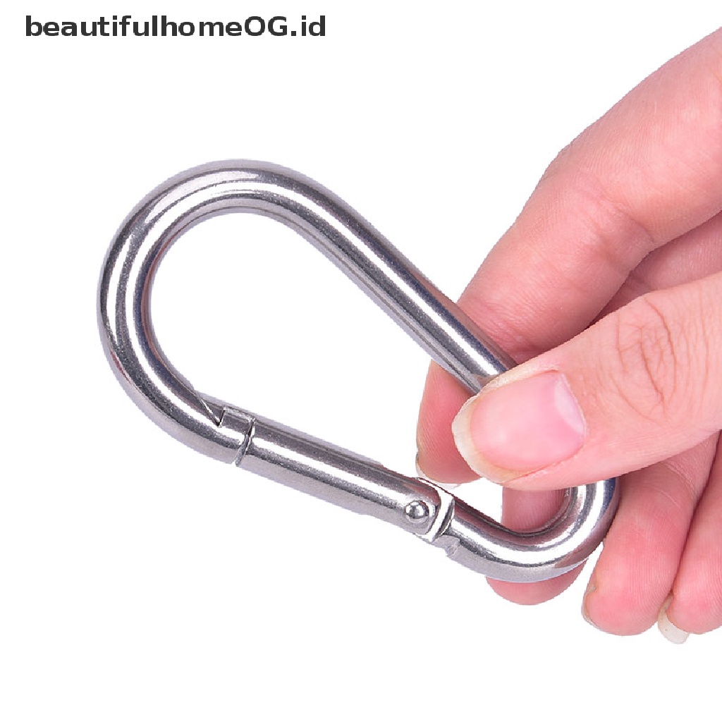 Gantungan Kunci Carabiner Bahan Stainless Steel 304