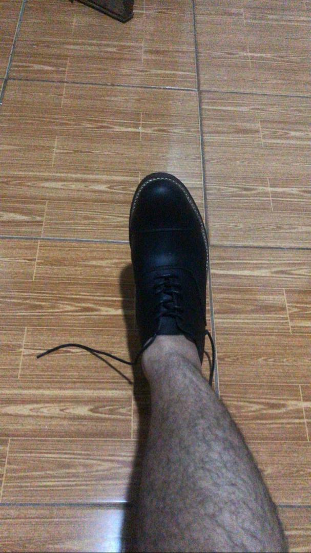 Brygan Craftmanship - Sepatu Kerja Pantofel Sanada Derby Oxford Black