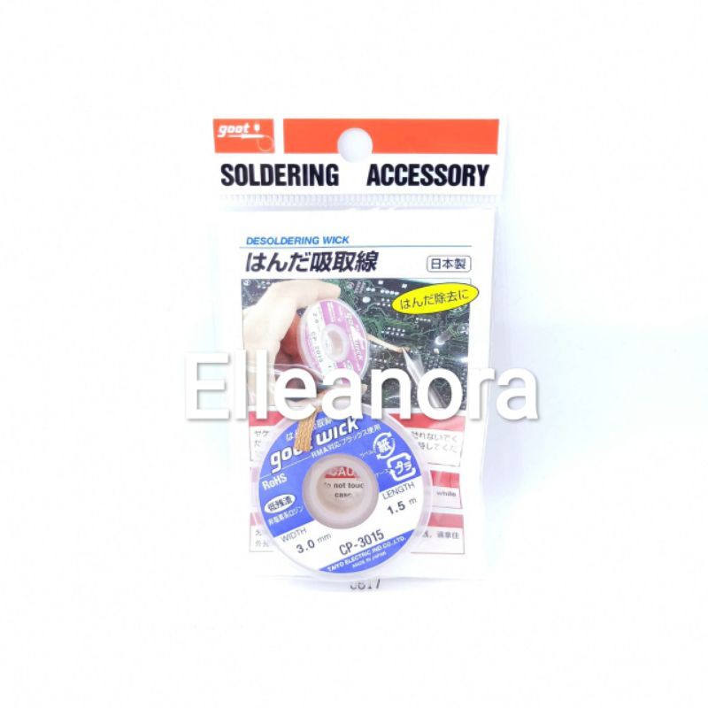 Flux Solder Wick Goot CP-3015 CP 3015 Original