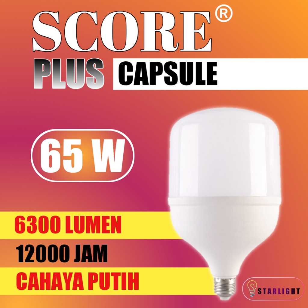 Score Plus Lampu LED Capsule 65 Watt - Cahaya Putih