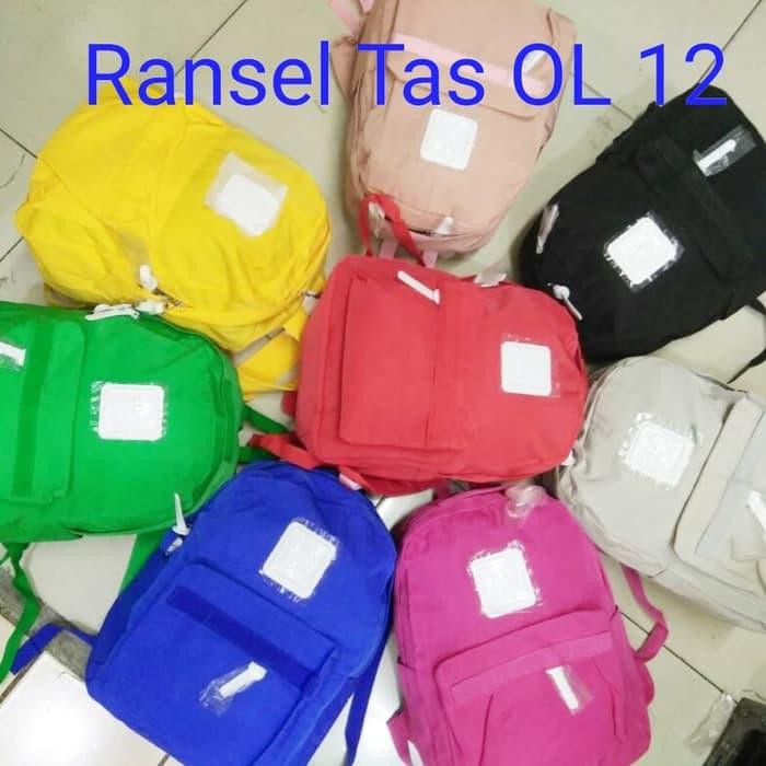 HOTSALE  Tas Ransel OL 12 - Biru  KUALITAS 1