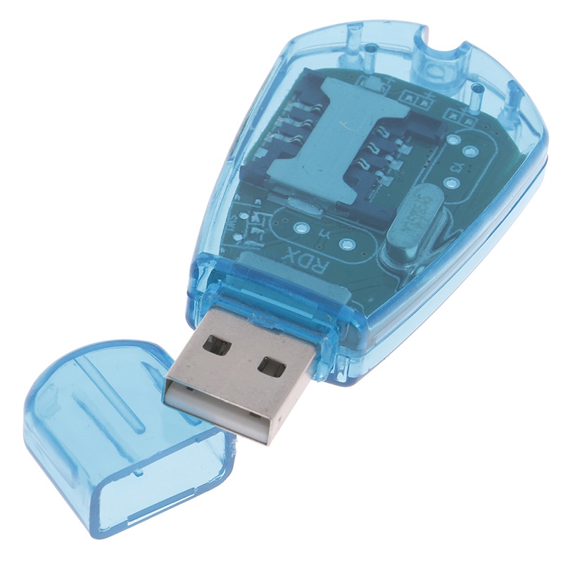 {LUCKID}USB SIM Card Reader Copy/Cloner Kit SIM Card Reader GSM CDMA SMS Backup + CD