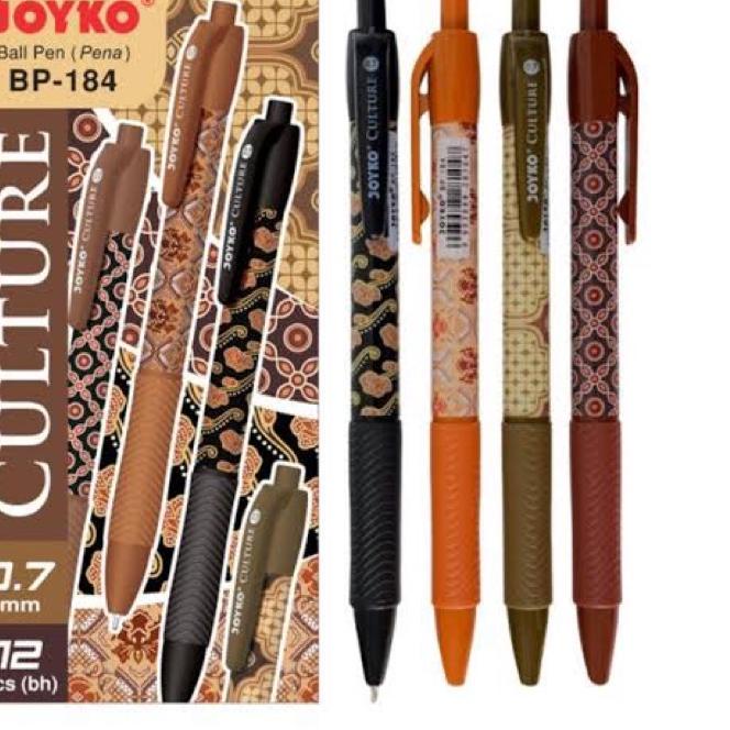 

Bagus Dipakai ♚ PULPEN BATIK CULTURE JOYKO BP-184 (12PCS)~