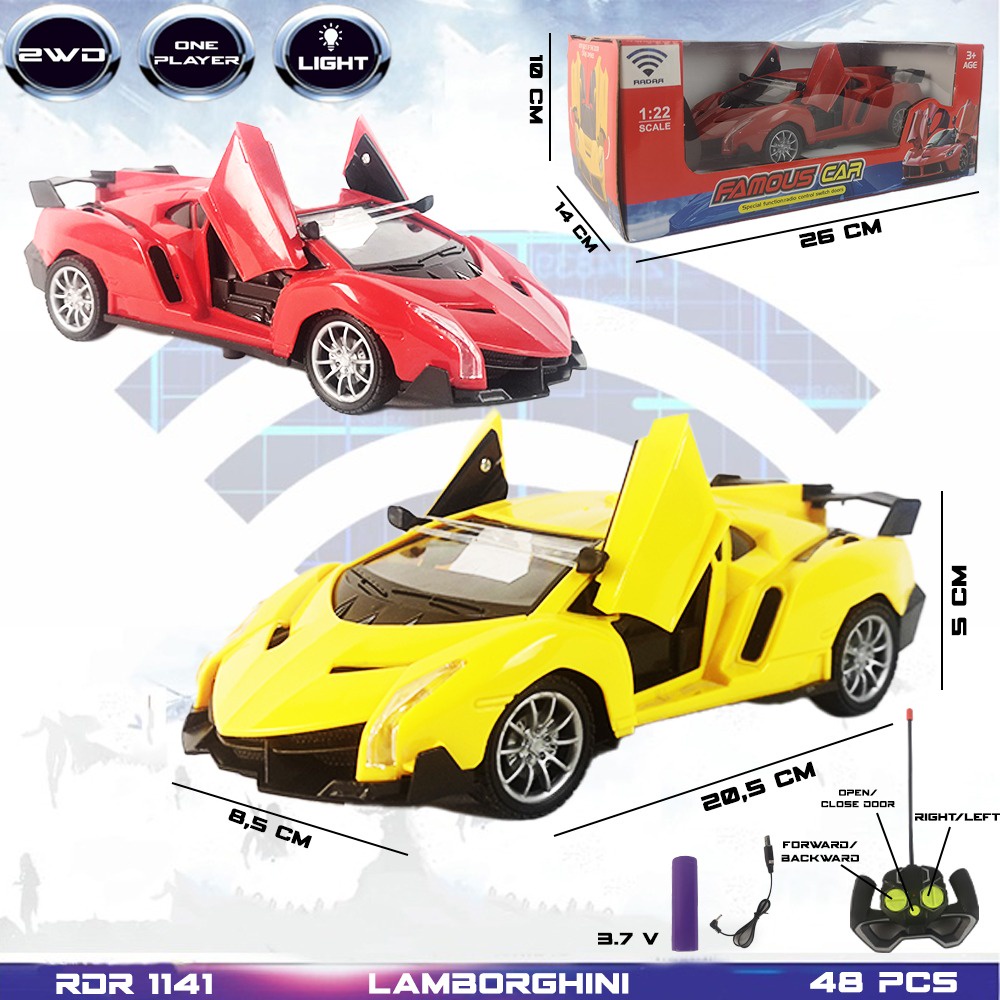 MURAH RDR1141 RDR1048 RDR029 RC Ferrari Buka Pintu Mainan Anak Mobil Remote Control Hobi Koleksi Remot Kontrol RADA