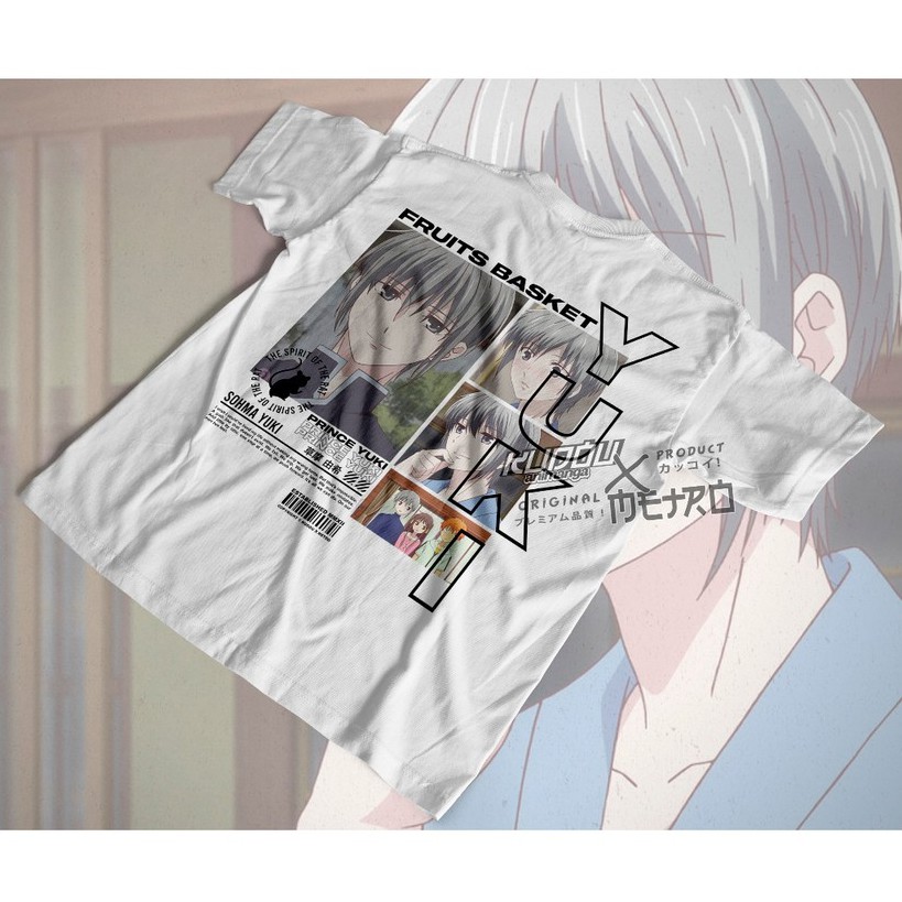 Kaos Sohma Yuki Anime Fruits Basket Anime Manga Premium Unisex