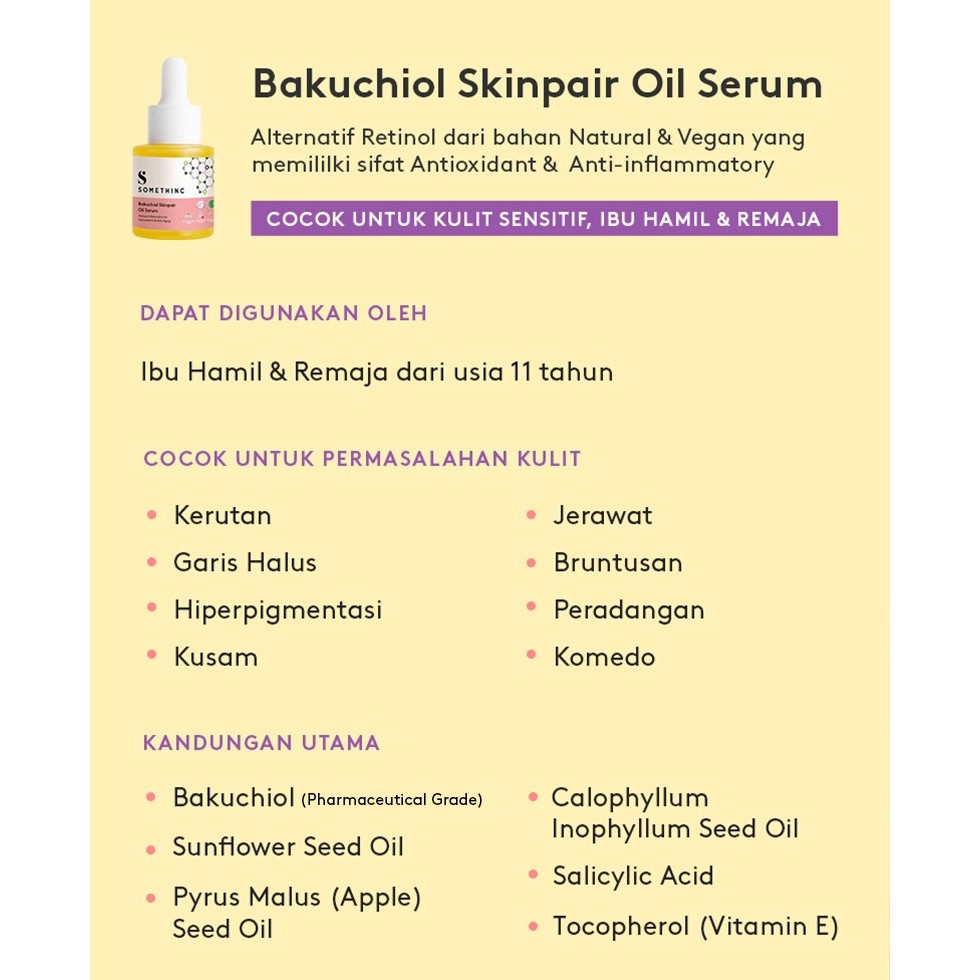 [BPOM] Somethinc Bakuchiol Skinpair Serum 20ml