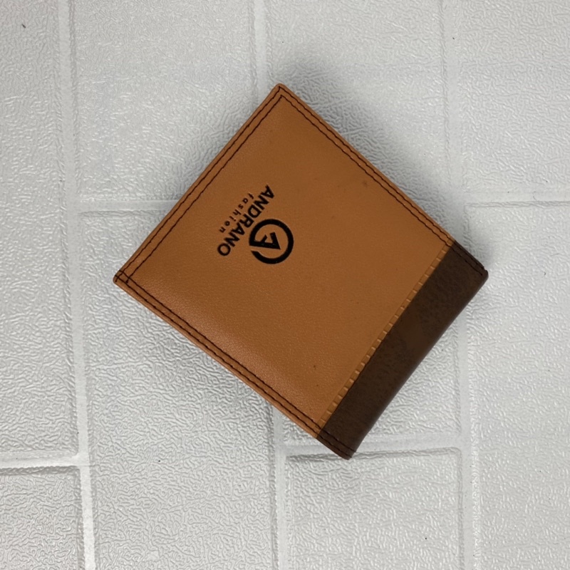 DOMPET PRIA KULIT SINTETIS DOMPET PRIA MURAH MERIAH DOMPET PRIA LIPAT KOMBINASI DOMPET COWOK BAHAN SINTETIS