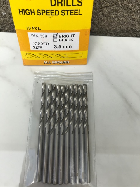 Mata Bor Besi SUN FLOWER 3,5mm - Hss Twist Drill Bit 3,5mm Bunga (1 pcs)