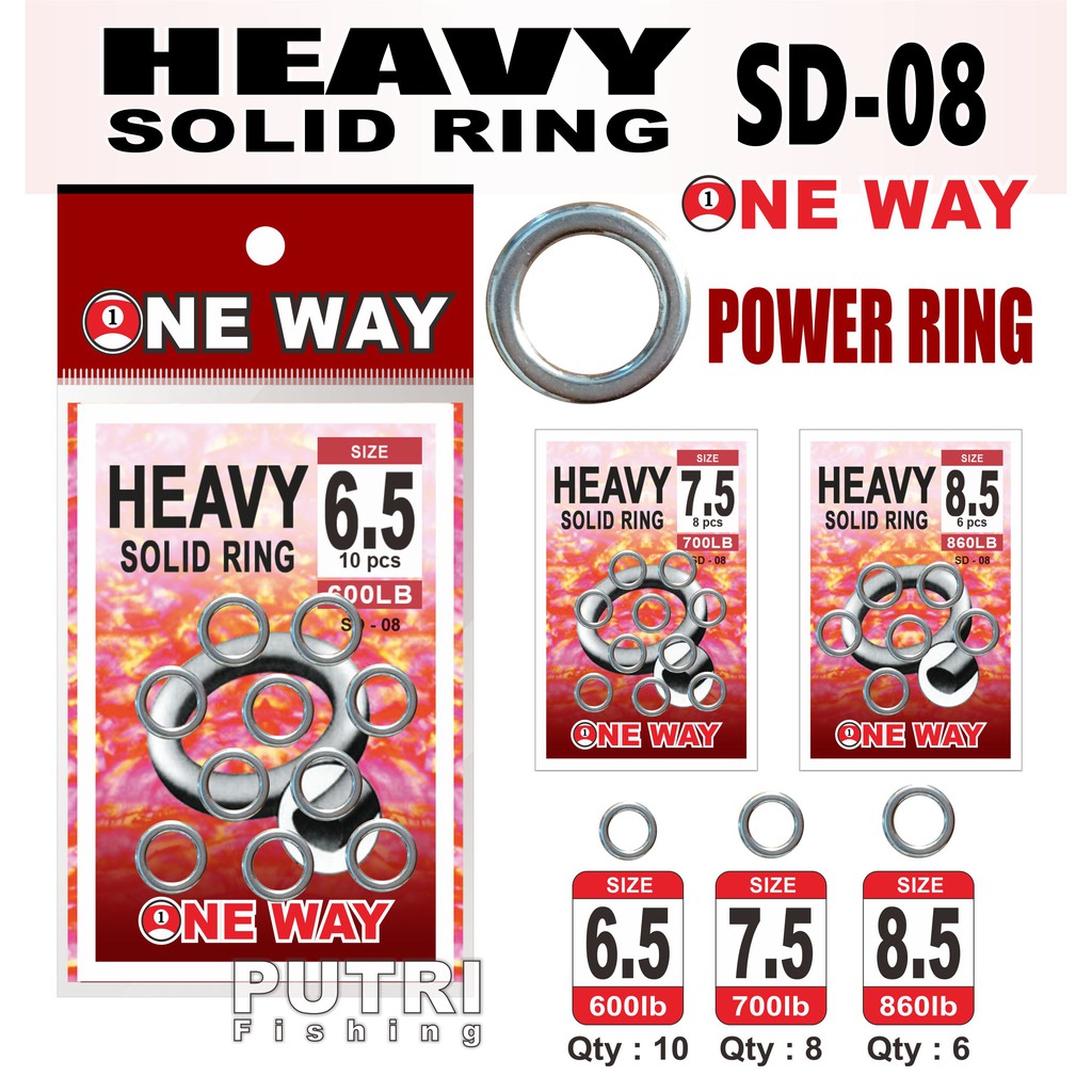 ONE WAY HEAVY SOLID RING SD-08