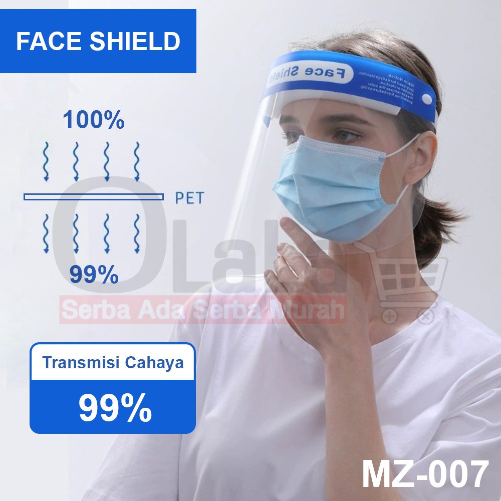 Face Shield Pelindung Wajah USAFE APD Anti Fog MZ-007