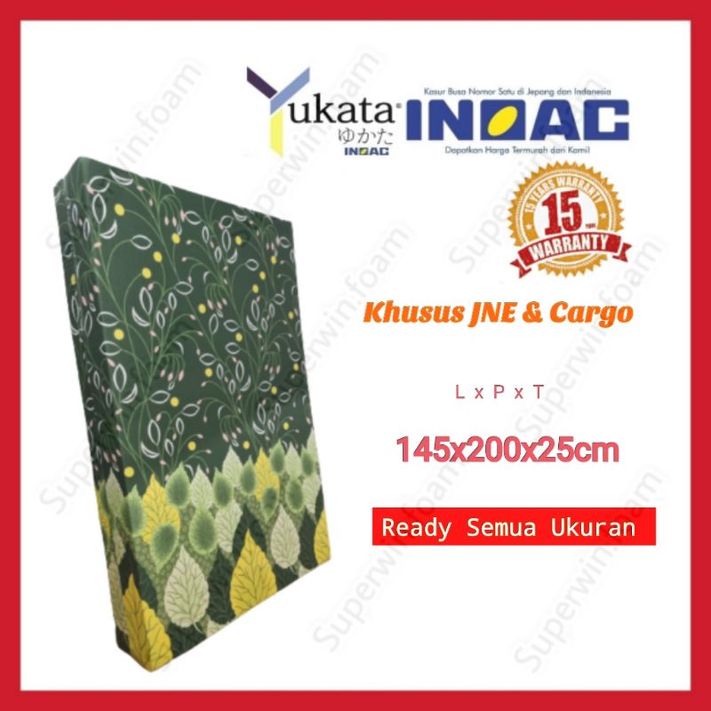 [145x200x25cm] Kasur Busa Inoac Yukata Garansi 15th khusus JNE Sofabed Inoac Kasur Inoac Kasur Lipat