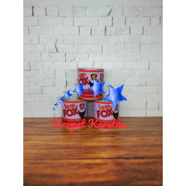

Lem Fox Merah Kaleng 1Kg ( net 600gr)