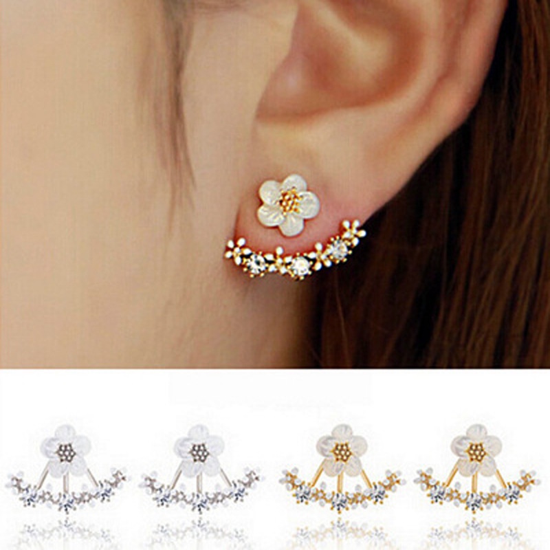 Anting Bunga Chamomile fashion elegan wanita model korea terbaru