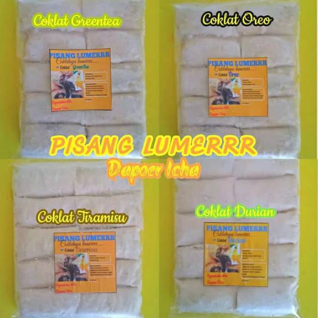 

Pisang lumer varian rasa