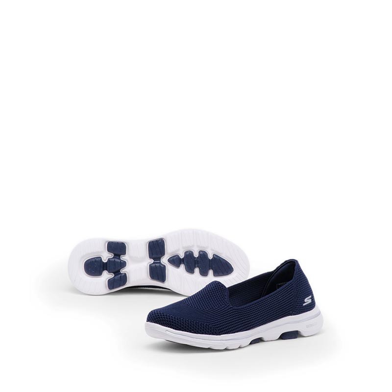 navy walking shoes
