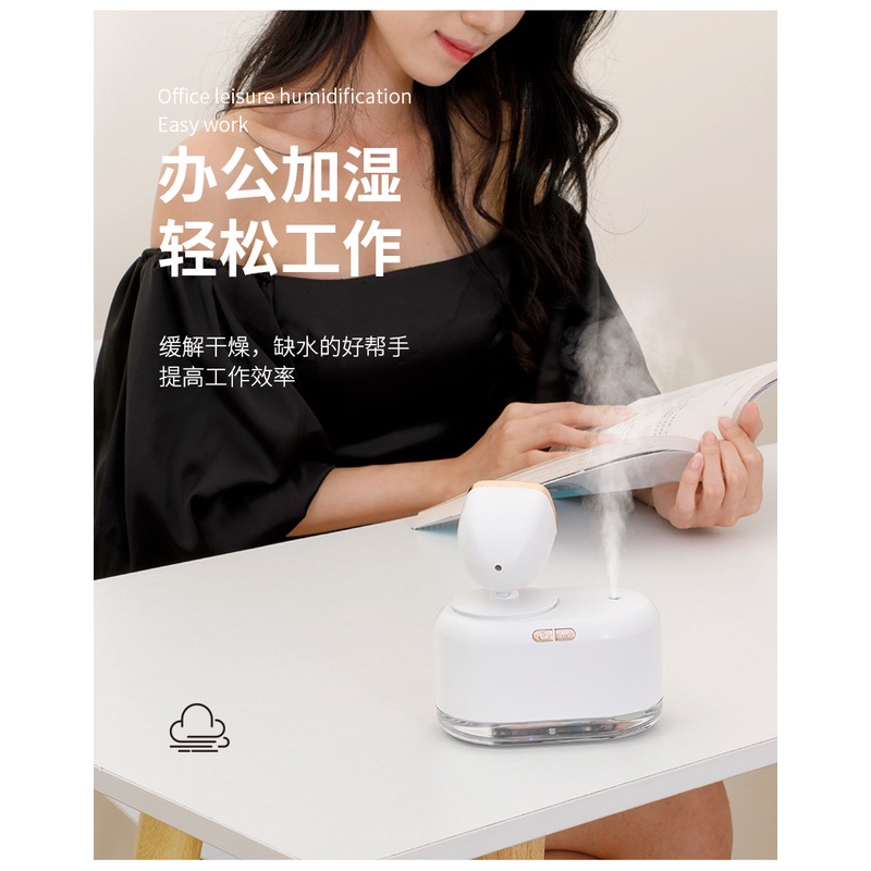 Humidifier wireless Sunset light Golden hour portable Hp023 lampu sunset proyektor pelembap udara