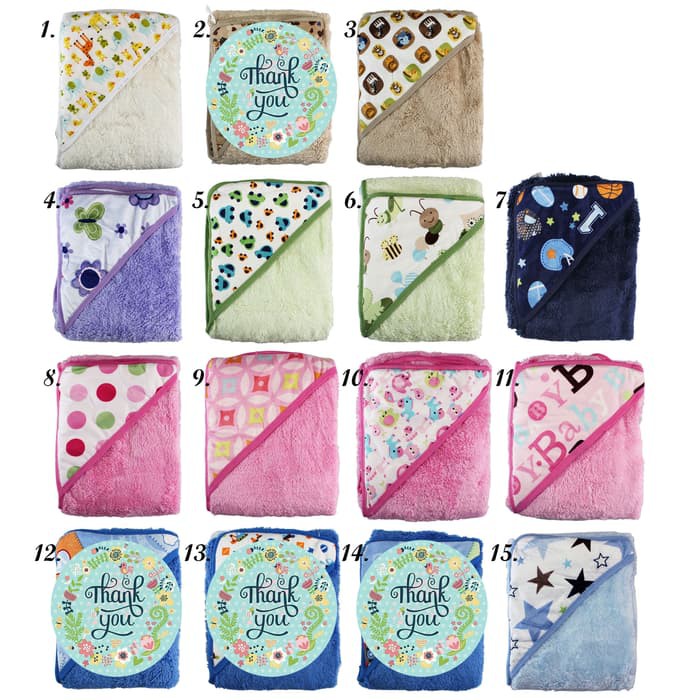 DISKON Lynx Selimut Bayi Topi Carter's Baby Blanket