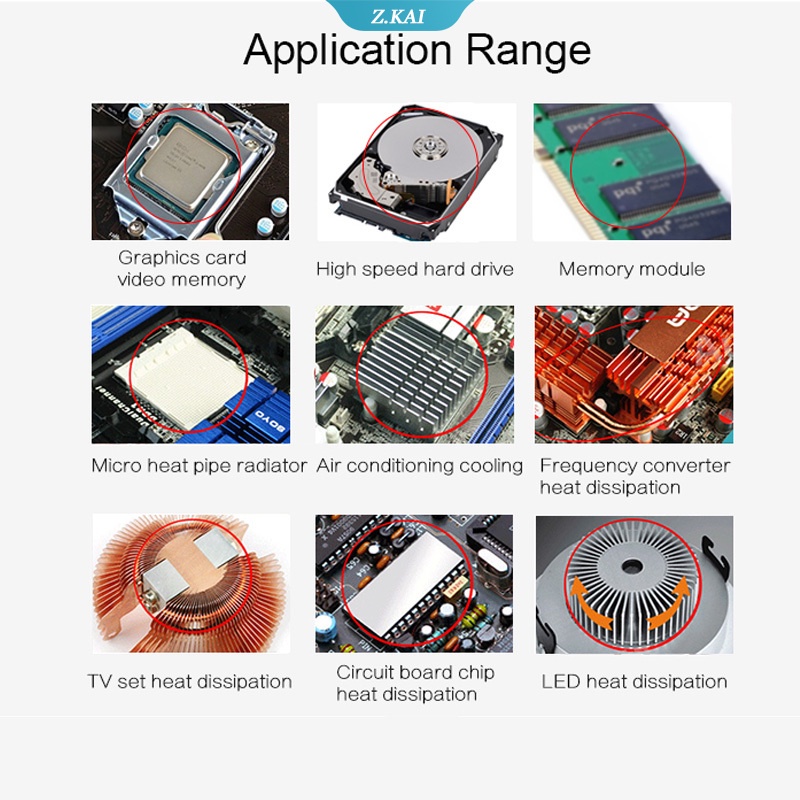 Hy510 10g 1.93W Termopaste Pasta Compound Penghilang Panas Untuk Kipas Pendingin CPU