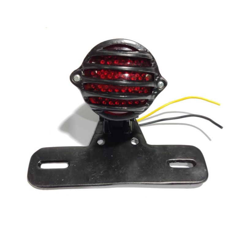 Lampu stop bulat japstyle grill tralis stoplamp custom