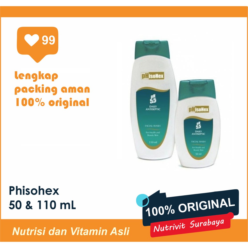 PHISOHEX FACIAL ANTISEPTIC 50/110 mL