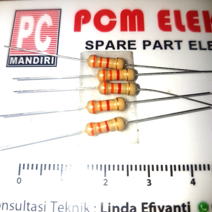 New Resistor 050 1/2 W 33KiloOhm 3k3 100pc