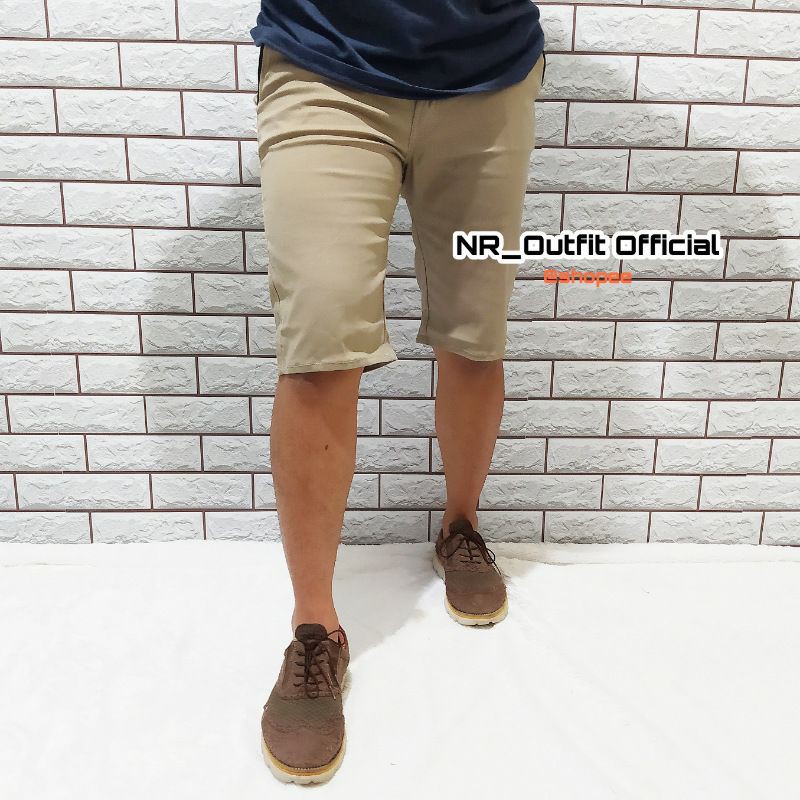 Zaraman Celana Chino Pendek Pria Casual Polos Cinos Cowok Chinos Shorts Pants NR_Outfit Official COD