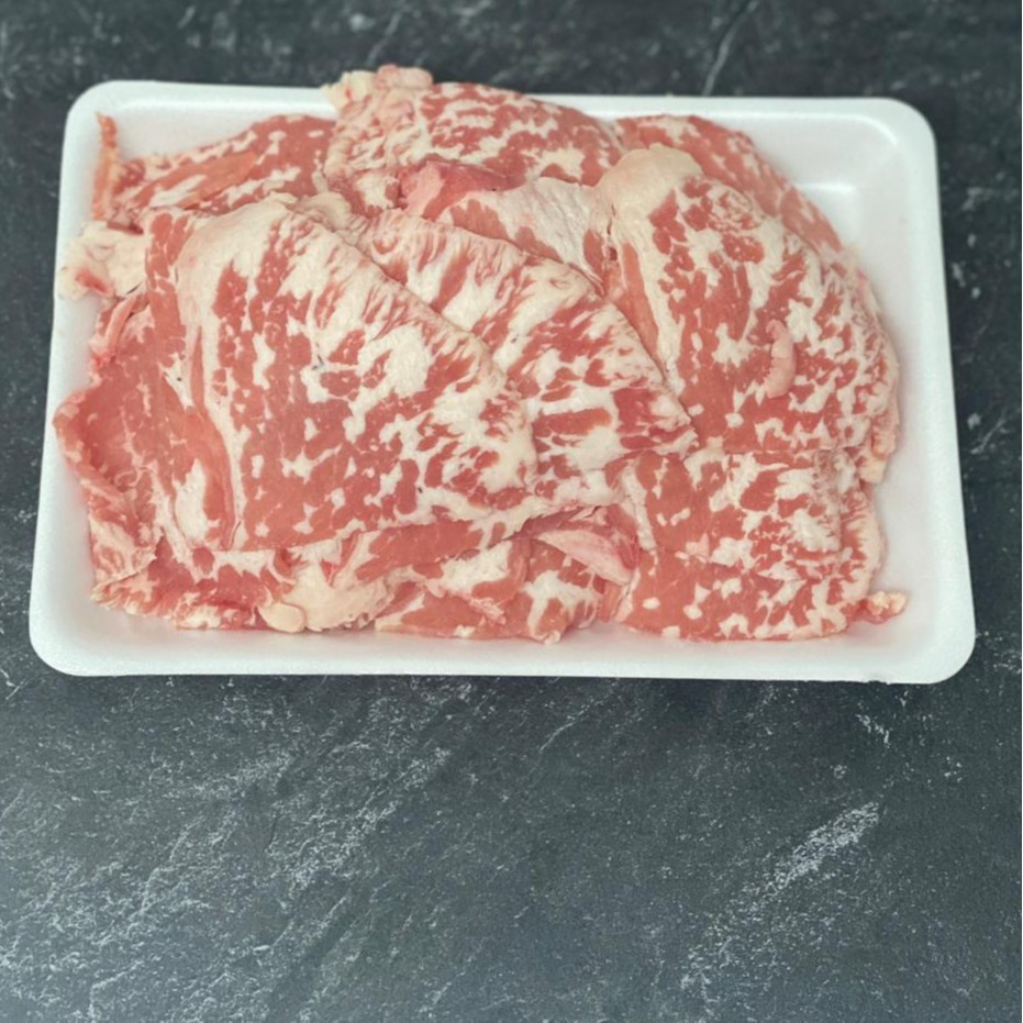 

Daging Sapi AUS Premium Grainfed Chuck Crest Slice 250gr