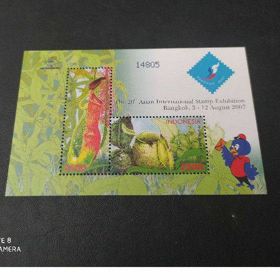 

BL3586 Souvenir sheet prangko indonesia international Exhibition Bangkok 2007 MNH