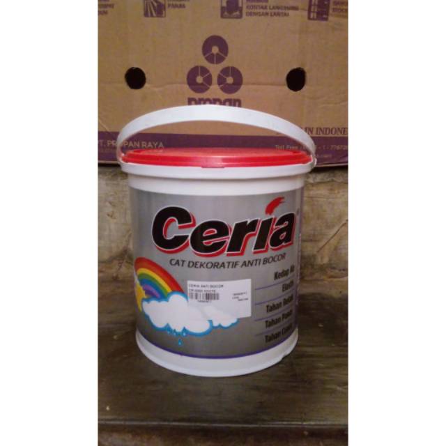 Cat Dekoratif Propan Ceria anti bocor 4 kg cat exterior waterproofing