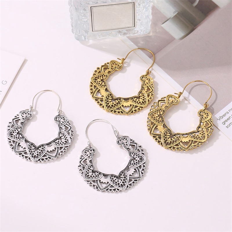 Anting Hoop 925 Silver Gaya Elegan Untuk Wanita