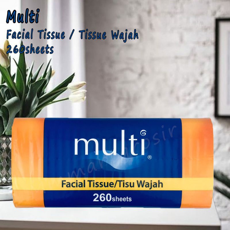 Tisu Multi Wajah Facial Tissue Multi 260 Sheets