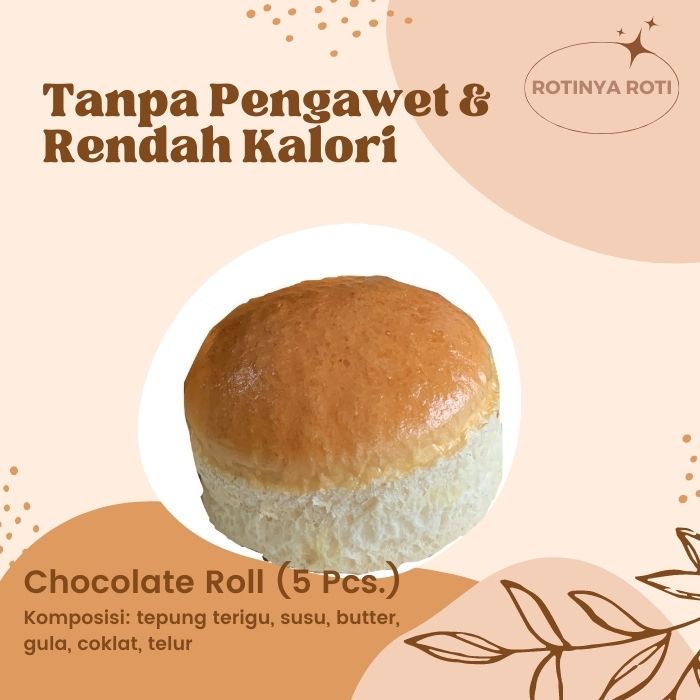 

Chocolate Roll - Roti Coklat - Roti Premium