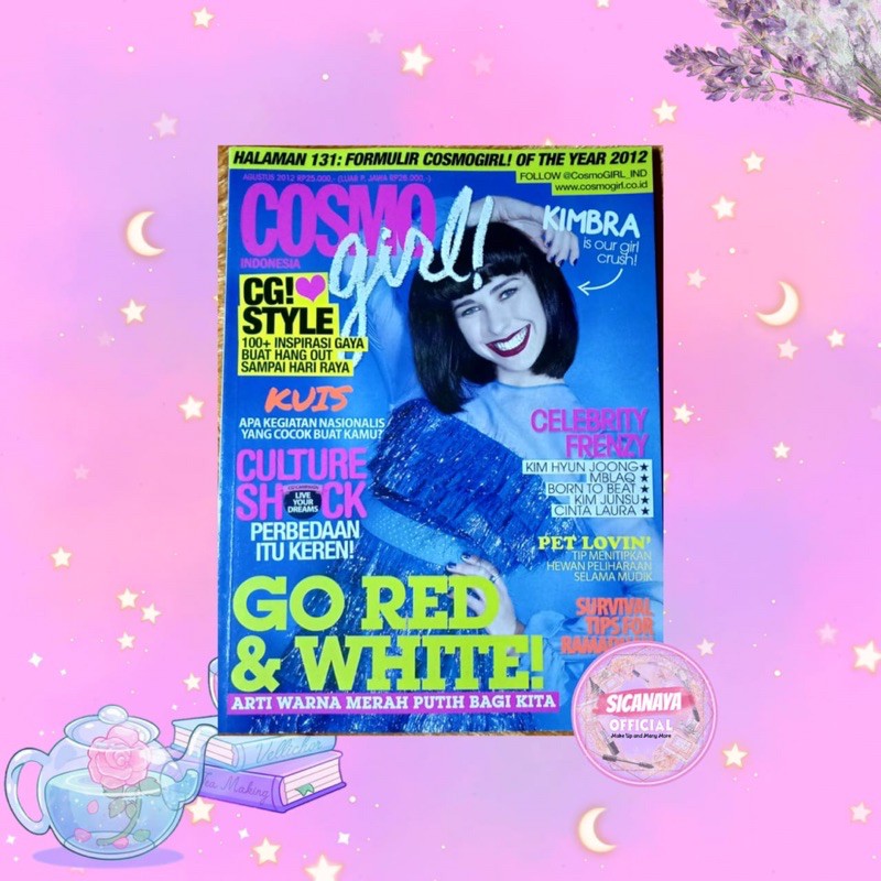 MAJALAH COSMO GIRL / COSMOGIRL INDONESIA AGUSTUS 2012 - KIMBRA