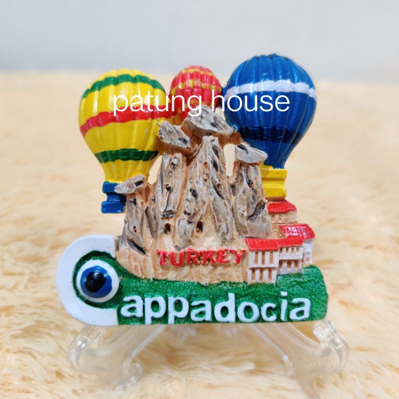 Fridge Magnet Tempelan Kulkas Souvenir Negara Turkey Turkiye Turki Cappadocia