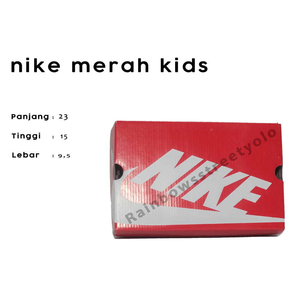 kardus sepatu inner box / dus nike kids
